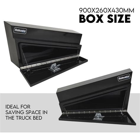 900mm black steel under tray tool box|900mm tapered under tray.